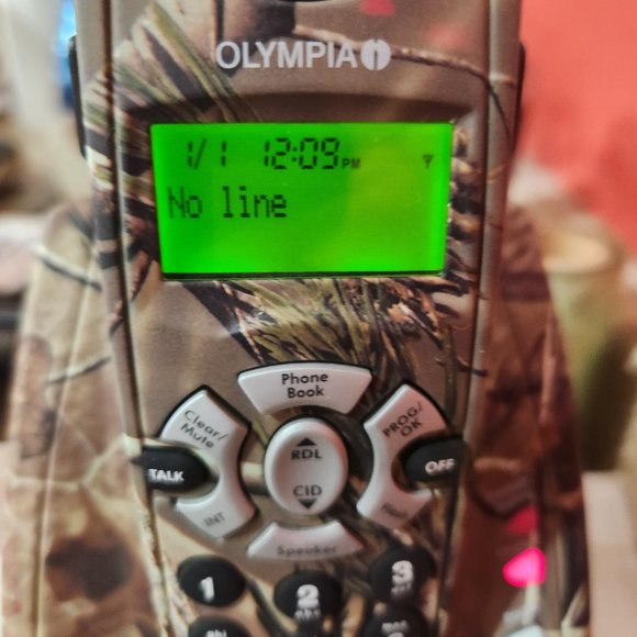 OLYMPIA C7650 Camo Camouflage Realtree Cordless Phone Tested Works - Picture 6 of 6